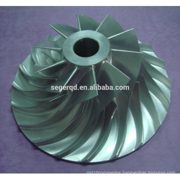 aluminum and stainless steel casting turbocharger impeller and turbo impeller